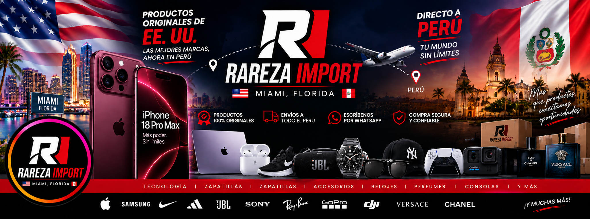 Rareza Import: productos originales de Estados Unidos para Perú. Clic para consultar por WhatsApp